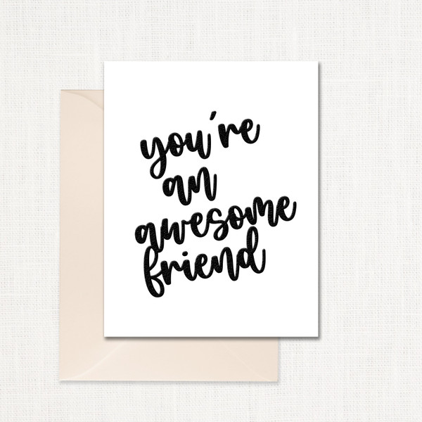 Awesome Friend Greeting Card wholesale wedding planner affiliate program leslie store Awesome Friend Greeting Card wholesale wedding planner affiliate program leslie store