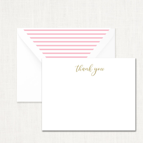 Thank You, Pink Note Set Thank You Leslie Store Thank You, Pink Note Set Thank You Leslie Store