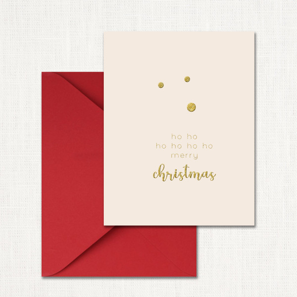 Ho Ho Ho Greeting Card Holiday Cards Leslie Store Ho Ho Ho Greeting Card Holiday Cards Leslie Store