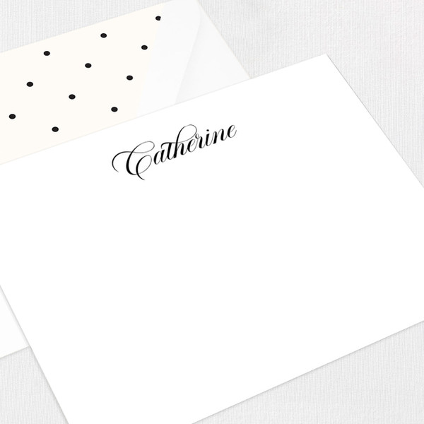 Catherine Personalized Stationery 