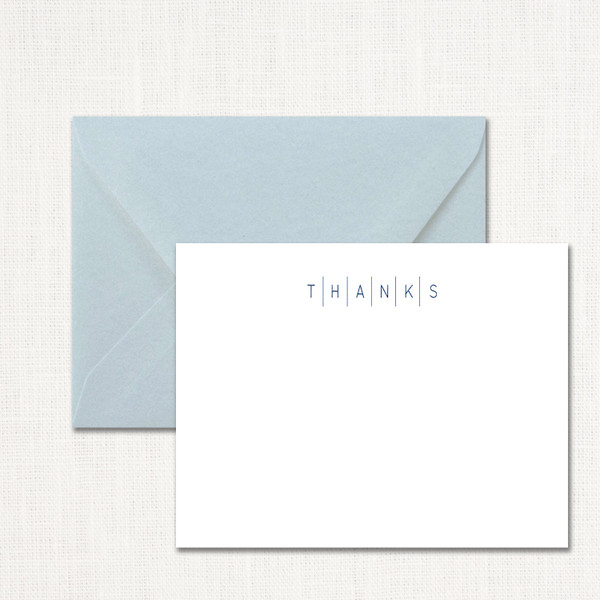 Thanks Note Set STATIONERY Leslie Store Thanks Note Set STATIONERY Leslie Store