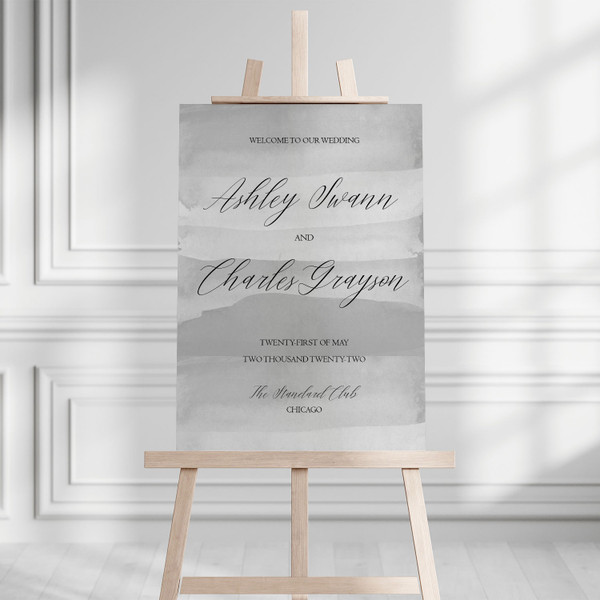 Ashley Welcome Sign elegant glitter thermography wedding planner Stationery Store & Wedding Invitations by Leslie Store wholesale