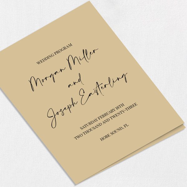 Morgan Wedding Programs Wedding Programs Leslie Store Morgan Wedding Programs Wedding Programs Leslie Store