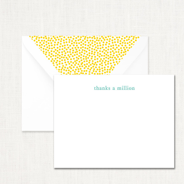Thanks a Million Note Set Stationery Boxed Note Sets Leslie Store Thanks a Million Note Set Stationery Boxed Note Sets Leslie Store