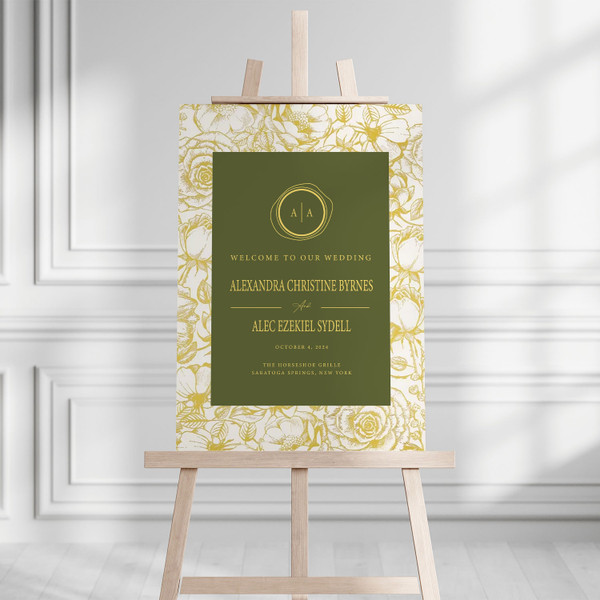 Alexandra Welcome Sign Welcome Sign Stationery Store & Wedding Invitations by Leslie Store Alexandra Welcome Sign Welcome Sign Stationery Store & Wedding Invitations by Leslie Store