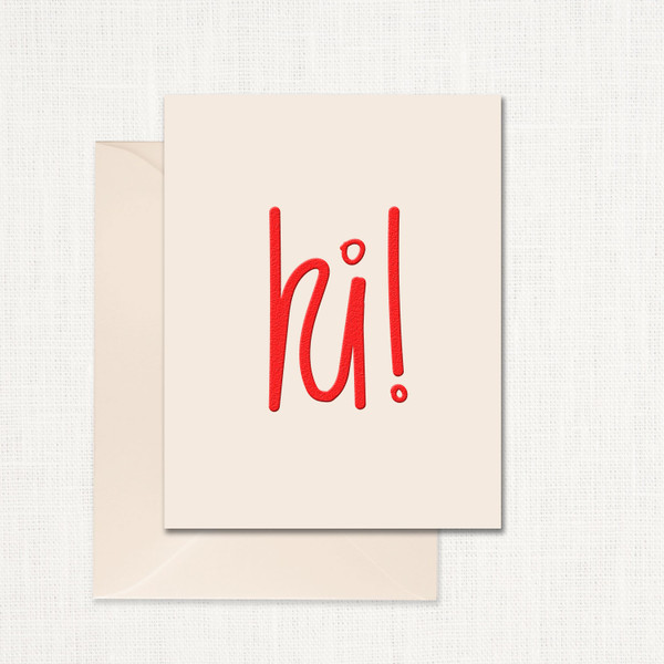 Hi Greeting Card All Cards Leslie Store Hi Greeting Card All Cards Leslie Store
