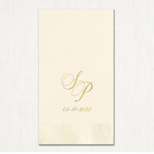 Sophia Foil Guest Towel Napkins Guest Towel Napkins  Sophia Foil Guest Towel Napkins Guest Towel Napkins