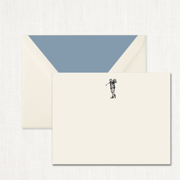 Golfer Note Set Stationery Boxed Note Sets Leslie Store Golfer Note Set Stationery Boxed Note Sets Leslie Store