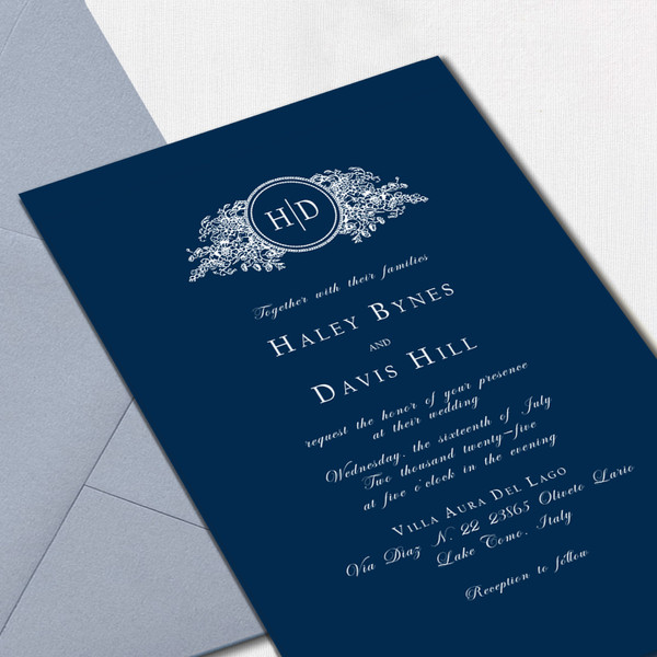 Haley Wedding Invitations One Layered Leslie Store Haley Wedding Invitations One Layered Leslie Store