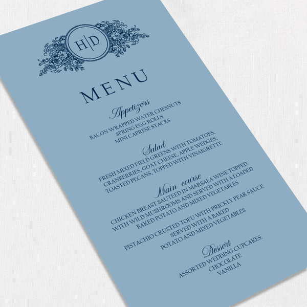 Haley Wedding Menu Wedding Menu Leslie Store Haley Wedding Menu Wedding Menu Leslie Store