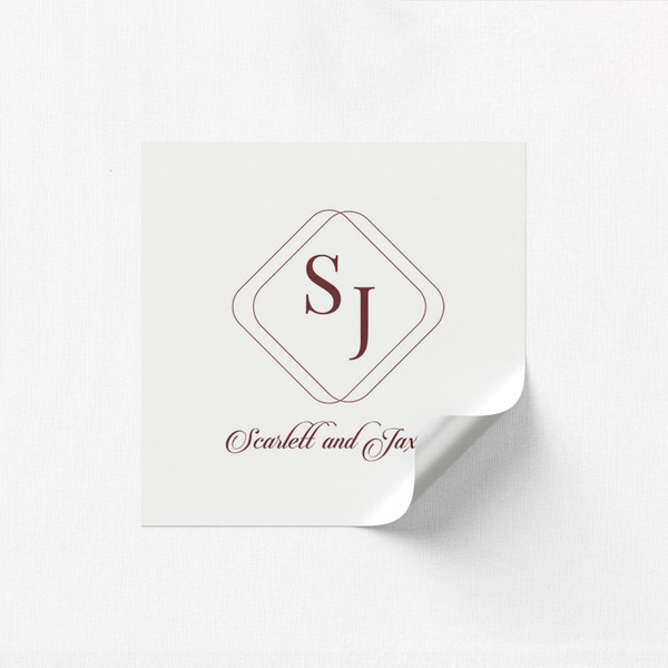 Scarlett Square Stickers Square Stickers Leslie Stationery Store Scarlett Square Stickers Square Stickers Leslie Stationery Store