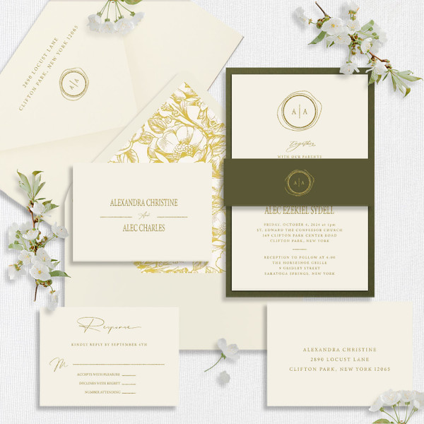 Custom Invitation Sample Custom Sample Leslie Stationery Store