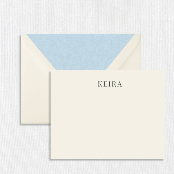 Keira Personalized Stationery Card Personalized Stationery Sets Leslie Stationery Store