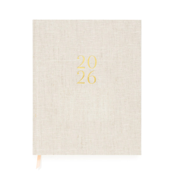Desk Planner, Neutral 2026 Planners Leslie Stationery Store