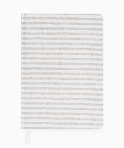 Journal, Neutral Stripe Journals Leslie Stationery Store