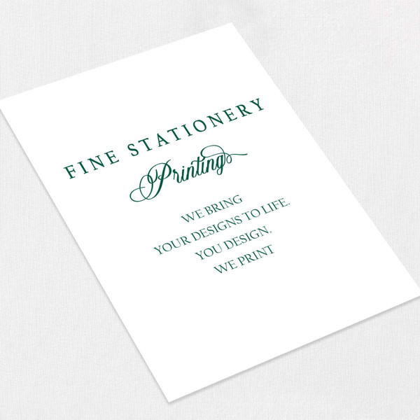 Flat Cards - We Print Your Design