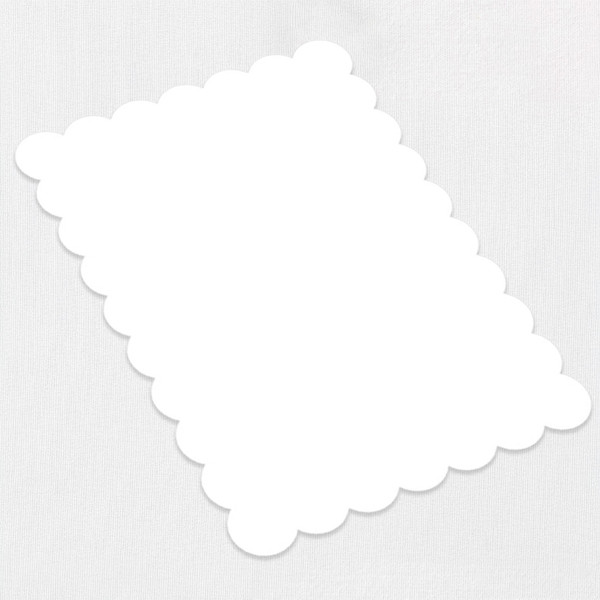 Scallop Cards - We Print Your Design Scallop Cards Leslie Stationery Store