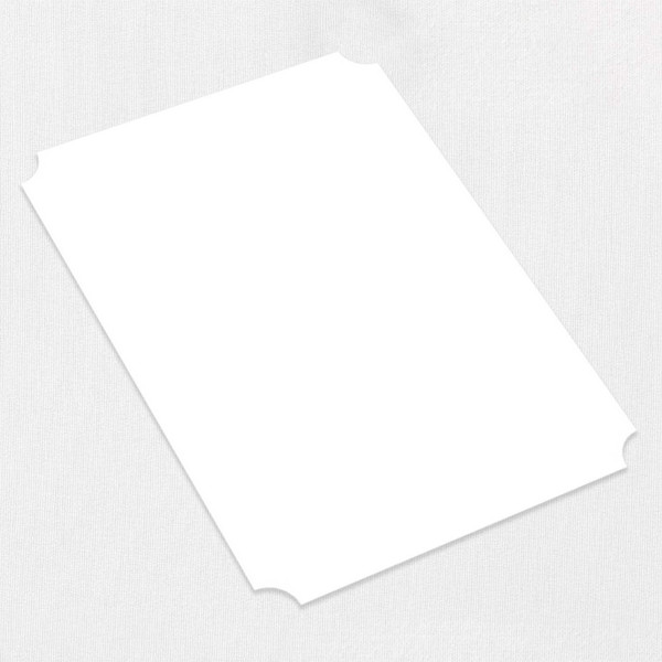 Ticket Cards - We Print Your Design Wavy Oval Cards Leslie Stationery Store