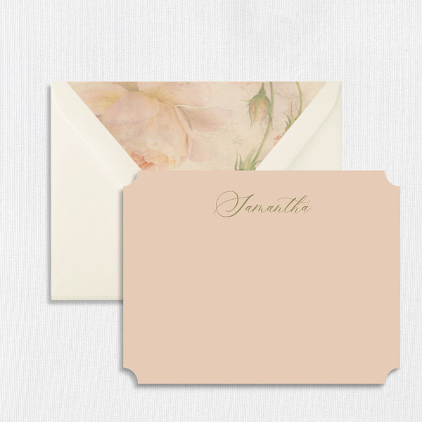 Samantha Personalized Stationery Card Personalized Notes & Cards Leslie Stationery Store