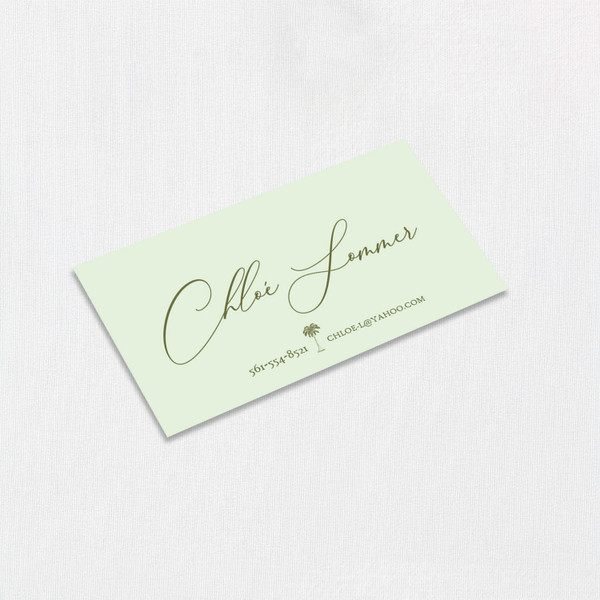 Chloe Calling Cards Calling Cards Leslie Stationery Store