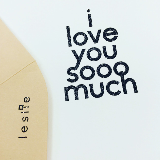 Love You Sooo Much Greeting Card | Leslie Stationery Store