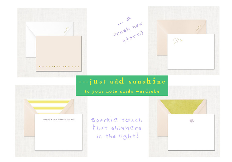 A Fresh Start - New Boxed Note Sets