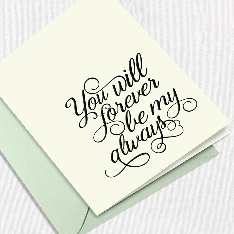 Forever be Greeting Card All Cards Leslie Store