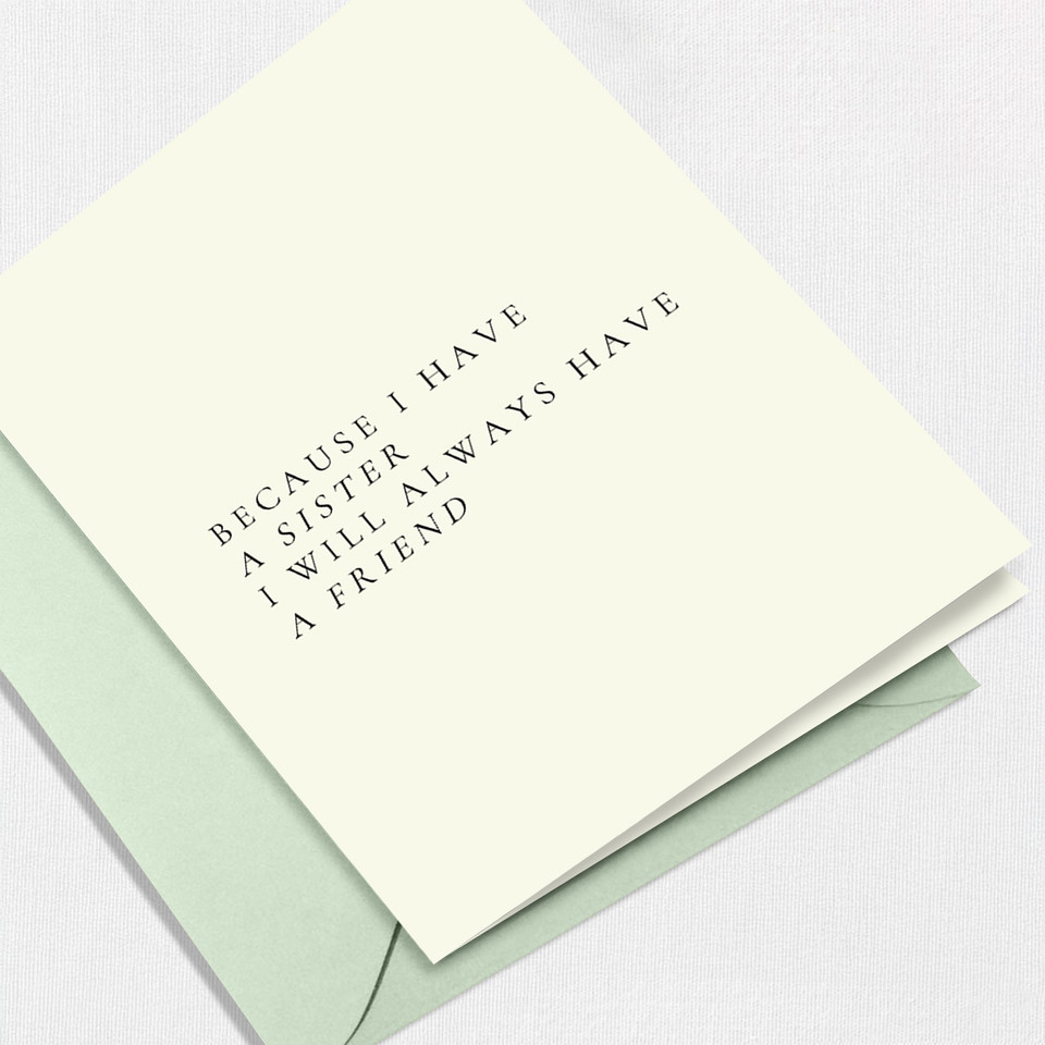 I Have a Friend Greeting Card All Cards Leslie Store