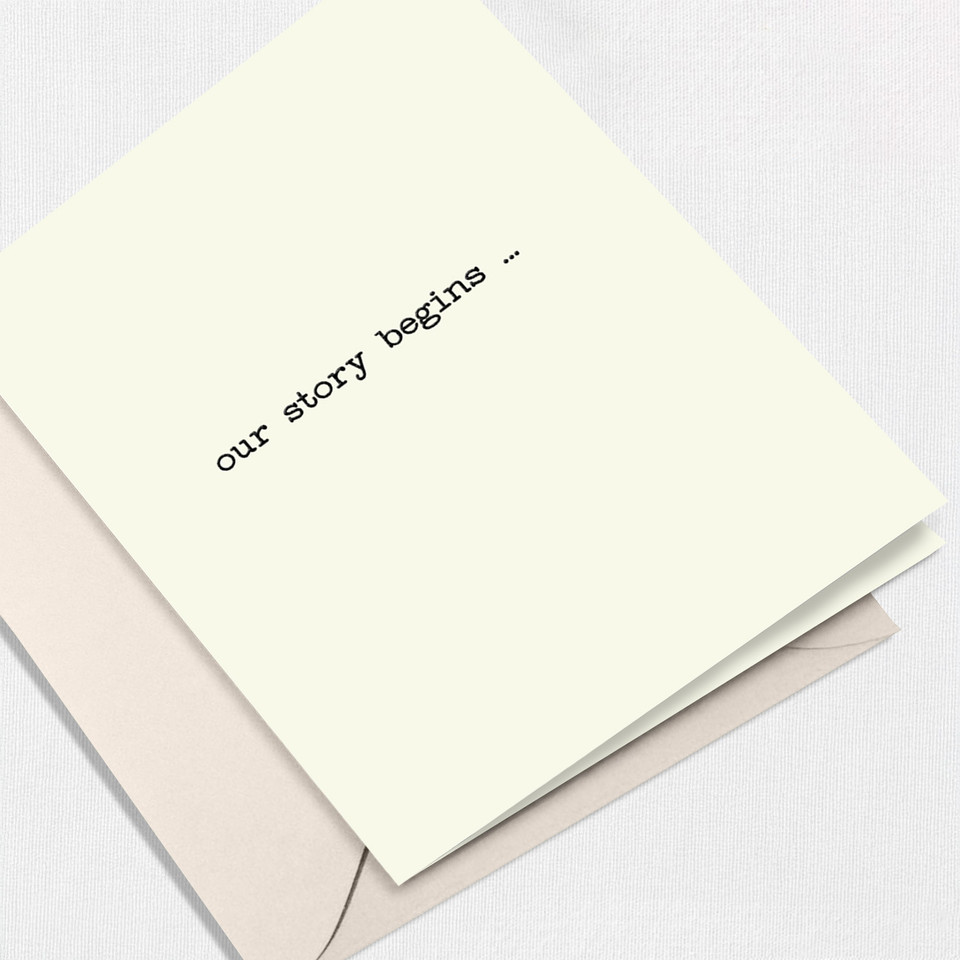 Our Story Greeting Card All Cards Leslie Store