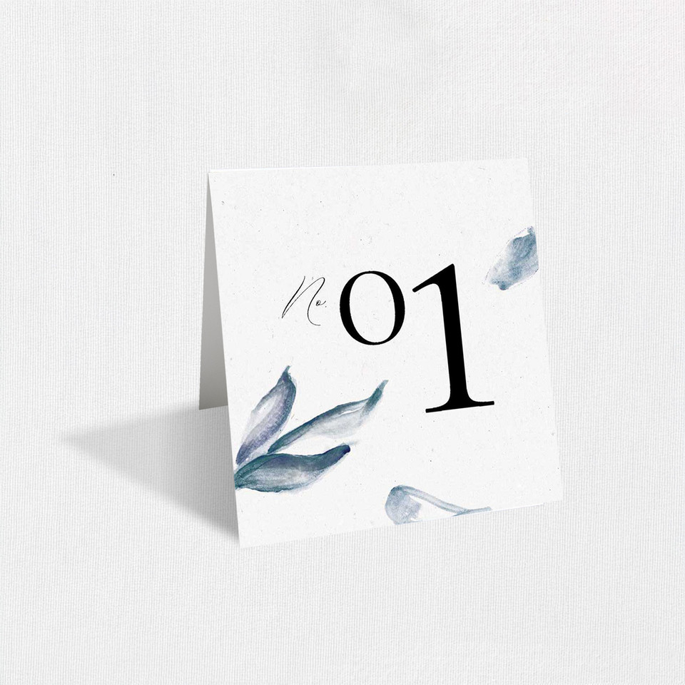 Marcella Table Numbers Table Number Stationery Store & Wedding Invitations by Leslie Store
