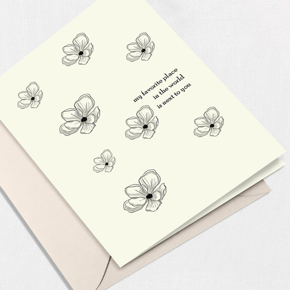 My Favorite Place Greeting Card All Cards Leslie Store