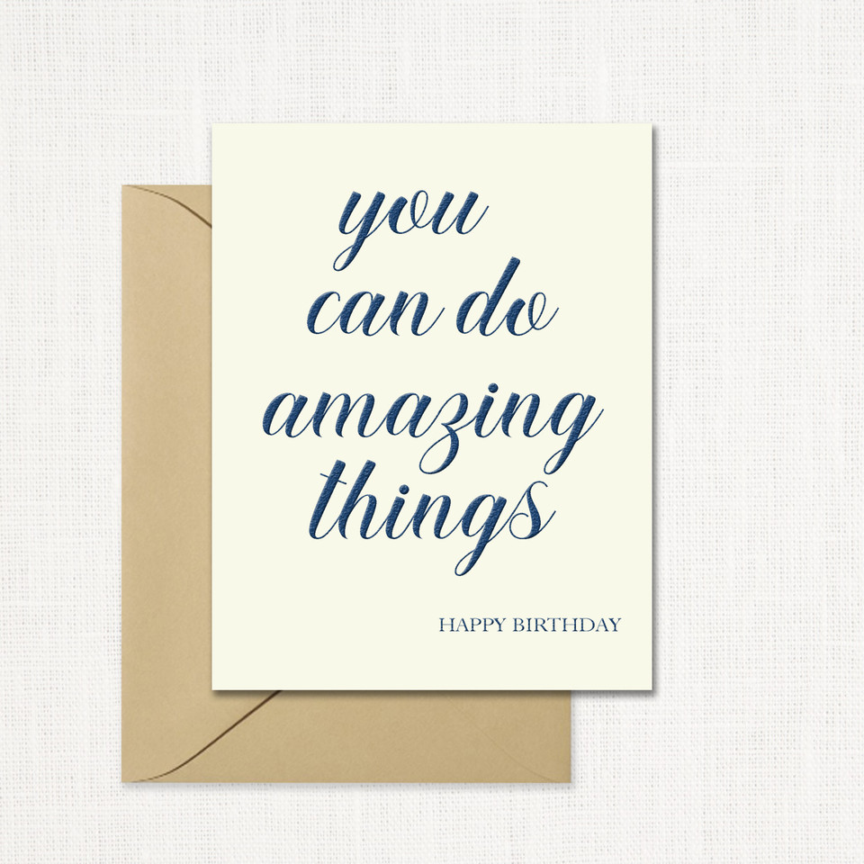 Amazing Things Birthday Greeting Card wholesale wedding planner affiliate program leslie store