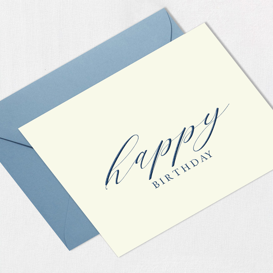 Formal Birthday Greeting Card All Cards Leslie Store