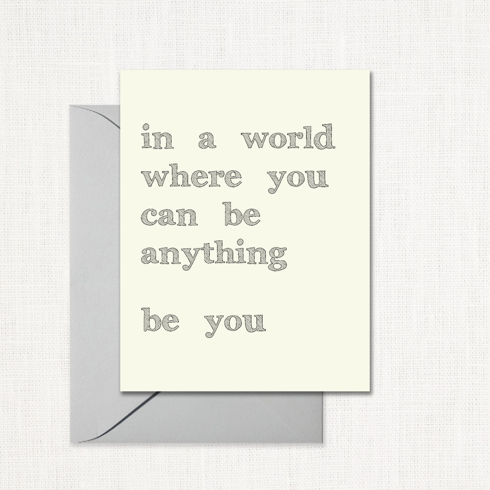 Be You Greeting Card wholesale wedding planner affiliate program leslie store