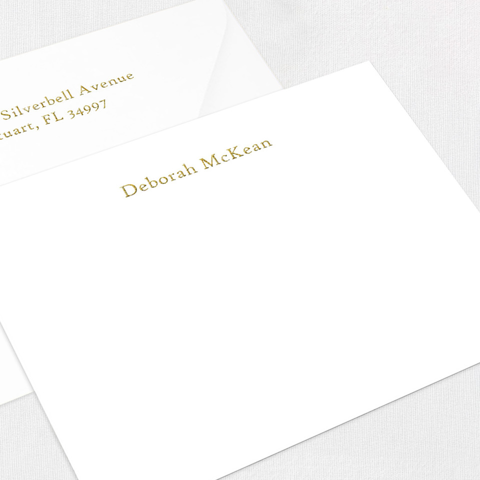 Deborah Flap Notecard