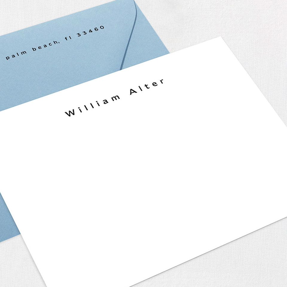 William Note Cards