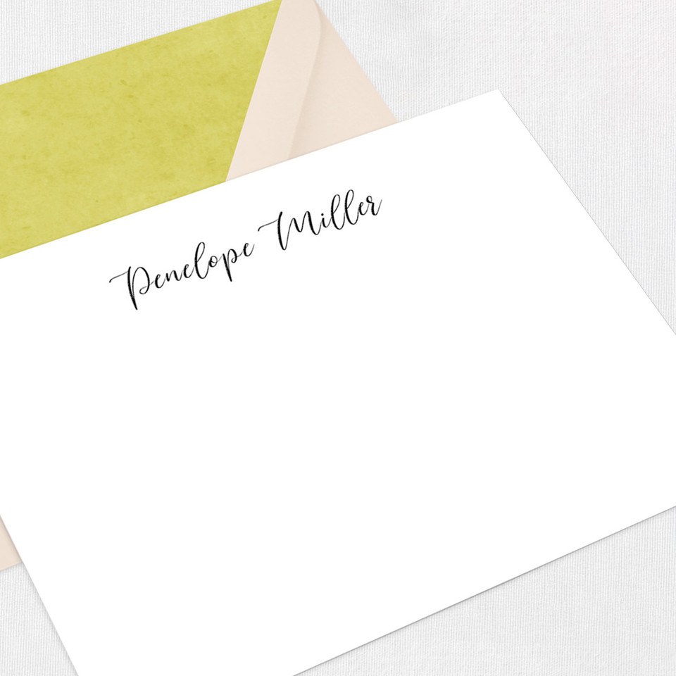 Penelope Flap Notecard