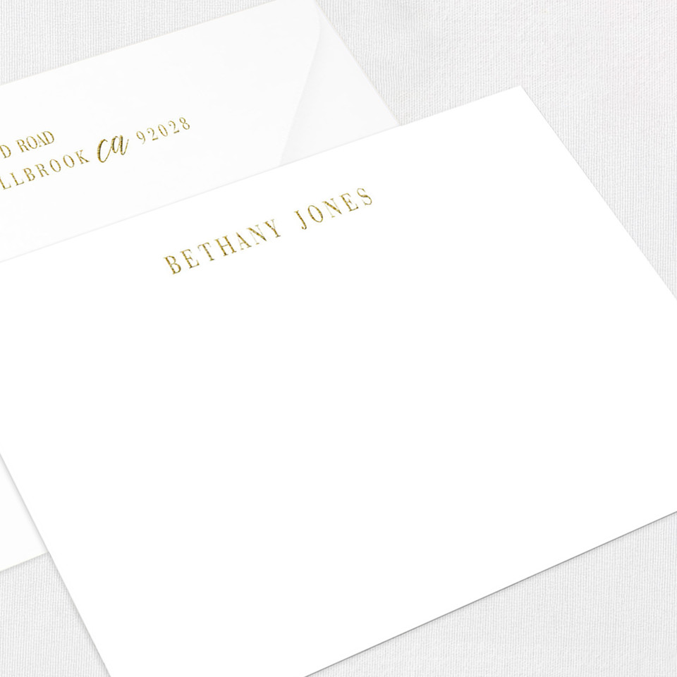Bethany Flap Notecard