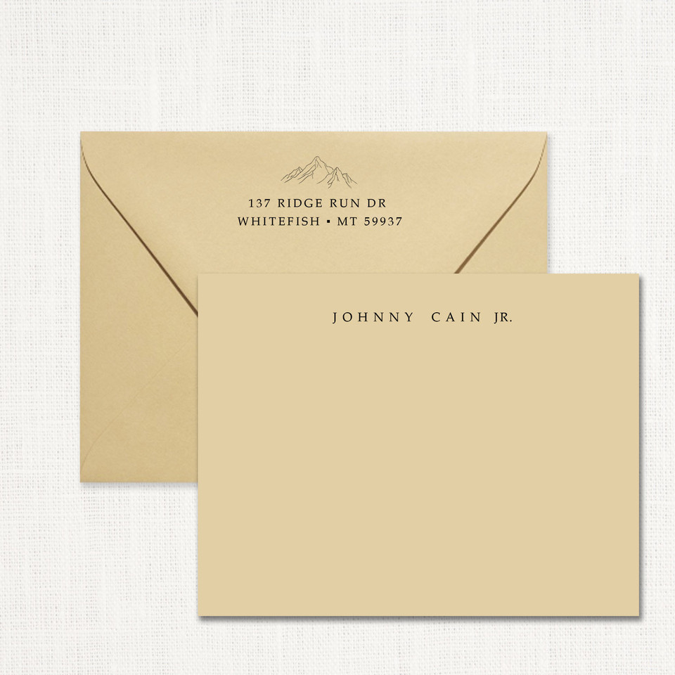 Johnny Personalized Stationery Personalized Stationery Sets Leslie Store