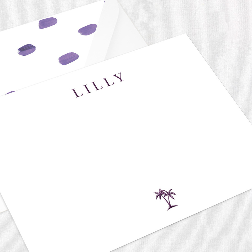 Lilly Flap Notecard