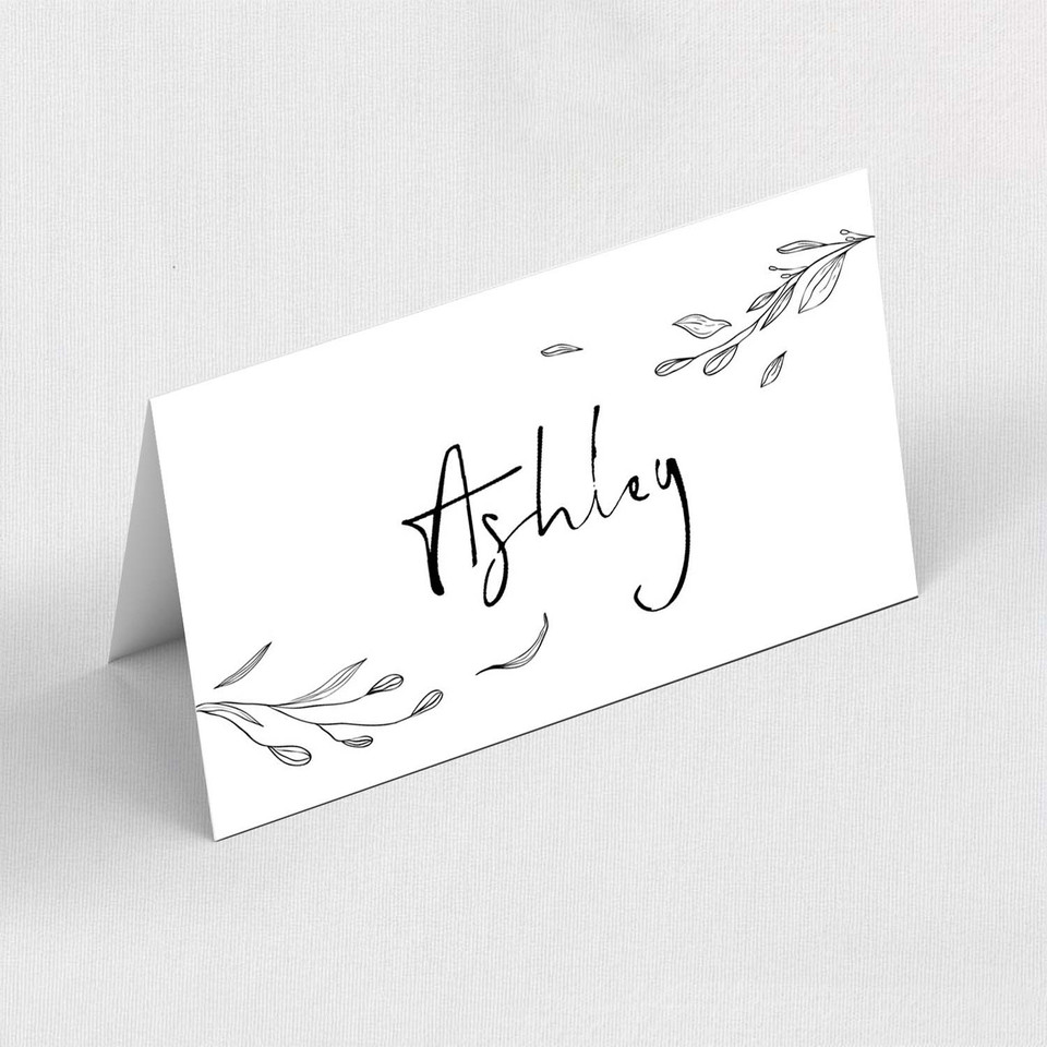 Heather Place Cards Place Cards Leslie Store