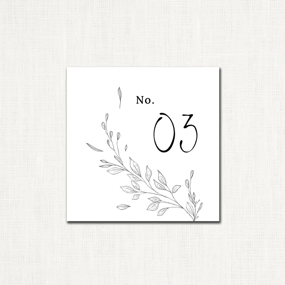 Heather Table Numbers wholesale wedding planner affiliate program leslie store