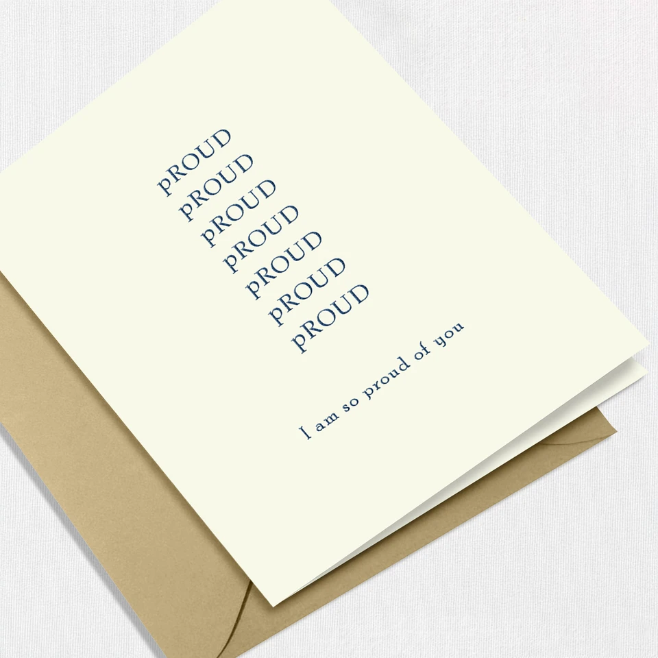 Proud of You Greeting Card All Cards Leslie Store
