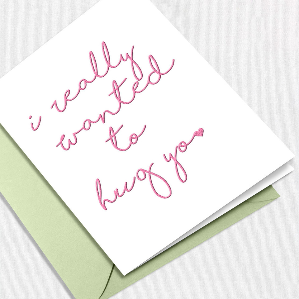 Hug You Greeting Card All Cards Leslie Store