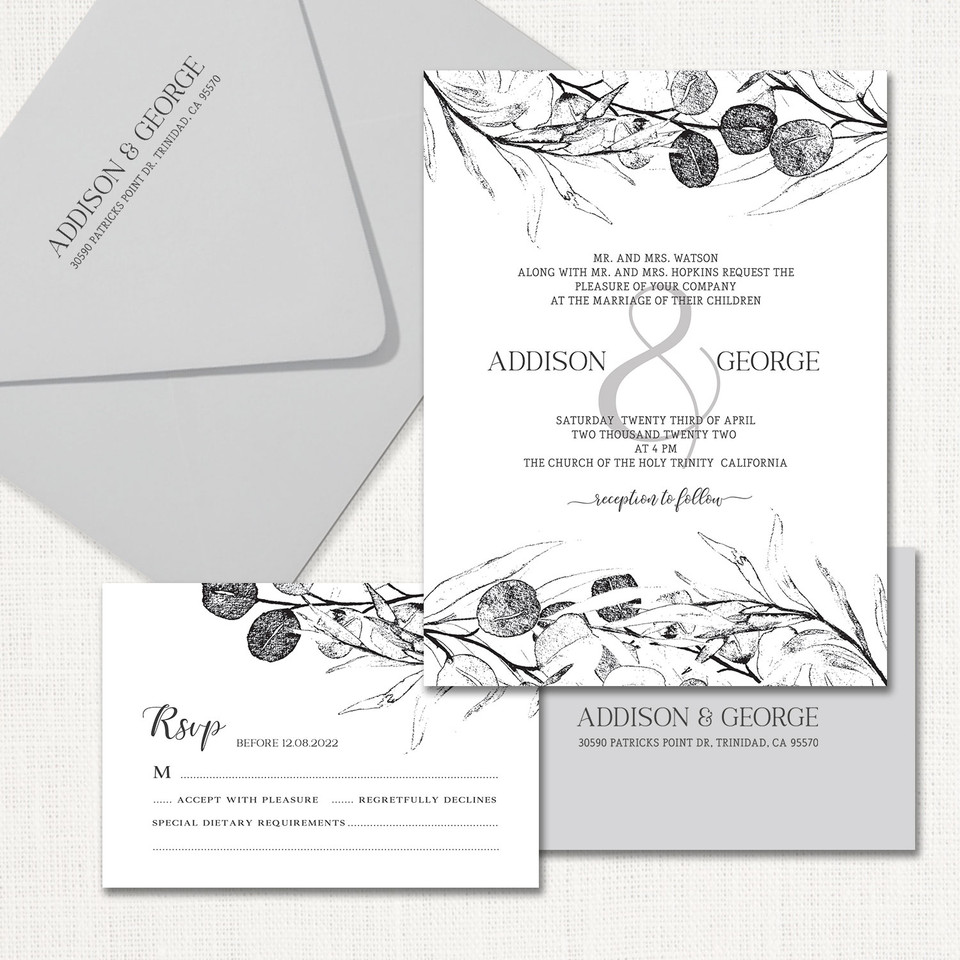 Addison Wedding Invitations wholesale affiliate program wedding planner leslie store