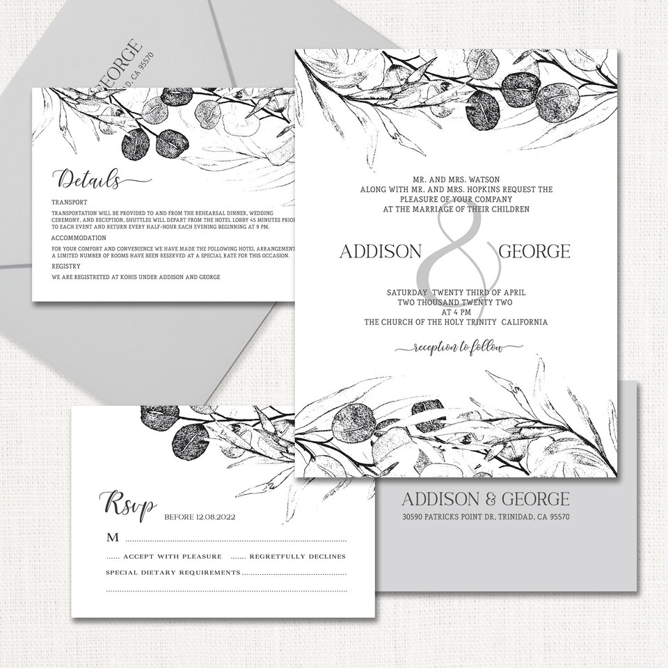Addison Wedding Invitations wholesale affiliate program wedding planner leslie store