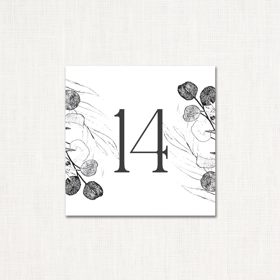 Addison Table Numbers wholesale wedding planner affiliate program Leslie Store
