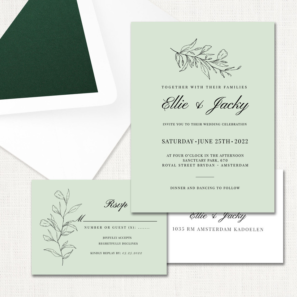 Ellie Wedding Invitations wholesale affiliate program wedding planner leslie store
