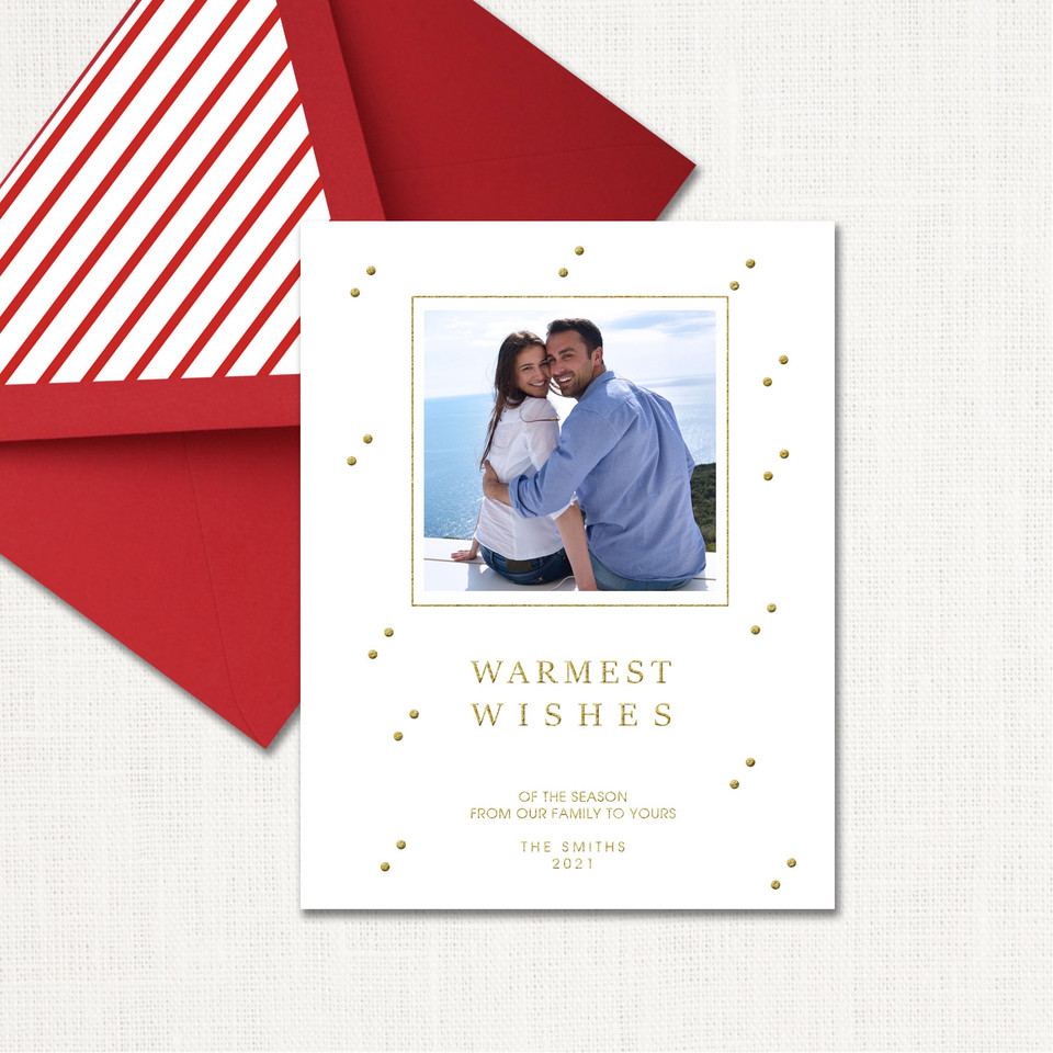 Warmest Wishes Merry Card wholesale affiliate program wedding planner leslie store