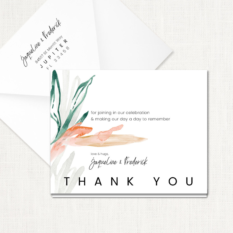 Jaqueline Thank You Cards elegant glitter thermography wedding planner Stationery Store & Wedding Invitations by Leslie Store wholesale